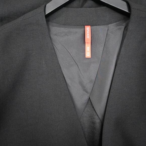 Spanx Classic Black Crepe Blazer Size 2X 20422R - Picture 5 of 8